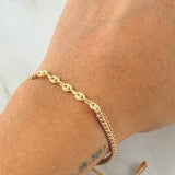 Coffee Bracelet Charm Scrap GC 0.6gr / 18K Gold ©