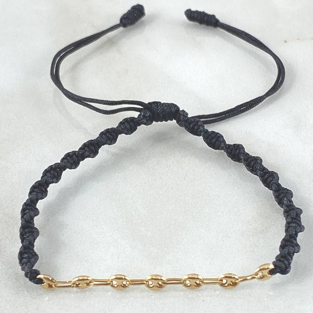 Black Bracelet Charm Scrap GC 0.4gr / 18K Gold ©