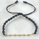 Black Bracelet Charm Scrap GC 0.4gr / 18K Gold ©