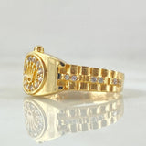 Petit Crown Belt Ring 3.2gr / Size 5 1/2 / 18K Gold *