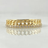 Cuban Link Ring 1.8gr / Size 6 / 18K Gold *