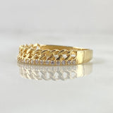 Cuban Link Ring 1.8gr / Size 6 / 18K Gold *