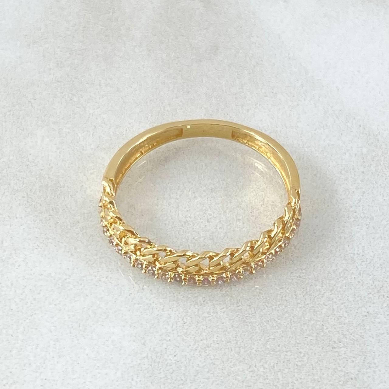 Cuban Link Ring 1.8gr / Size 6 / 18K Gold *