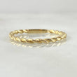 Braided Ring 1.2gr / Size 7 / 18K Gold *