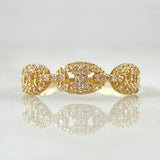 GC Dense Ring 1.9gr / Size 6 3/4 / 18K Gold *
