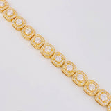 Cadena Tenis 51.45g / 17 in / 8mm Oro Amarillo 18K