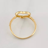 Heart Ring 1.45g / Size 7 1/4 Yellow Gold 18K