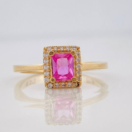Crisscross Halo Ring 2.8g / T7 Yellow Gold 18K