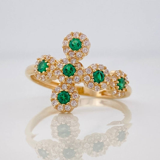 Tupida Cross Ring 2.45g / T6 1/2 Yellow Gold 18K