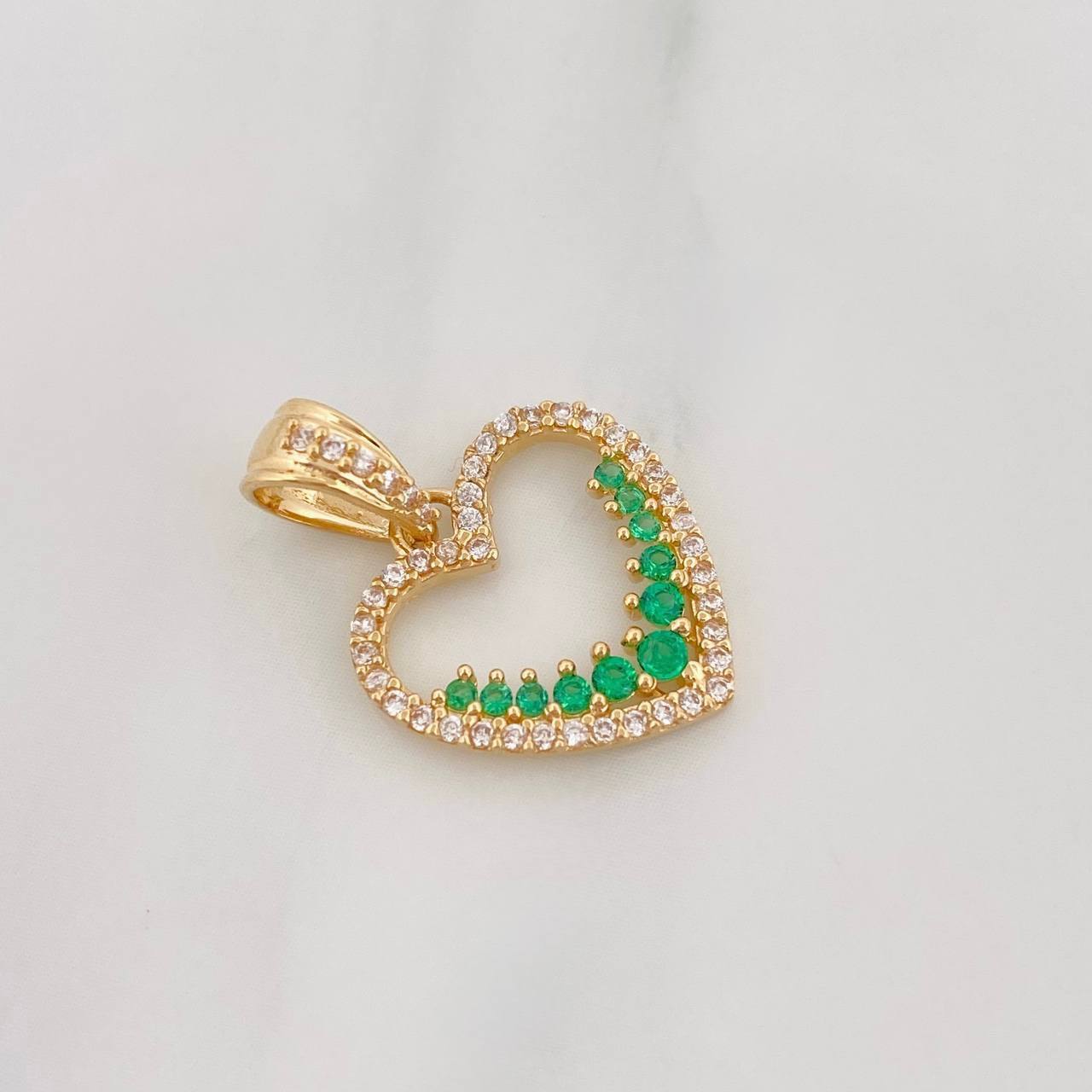 Dije Corazon 1.65g / 3/4 in Oro Amarillo 18K