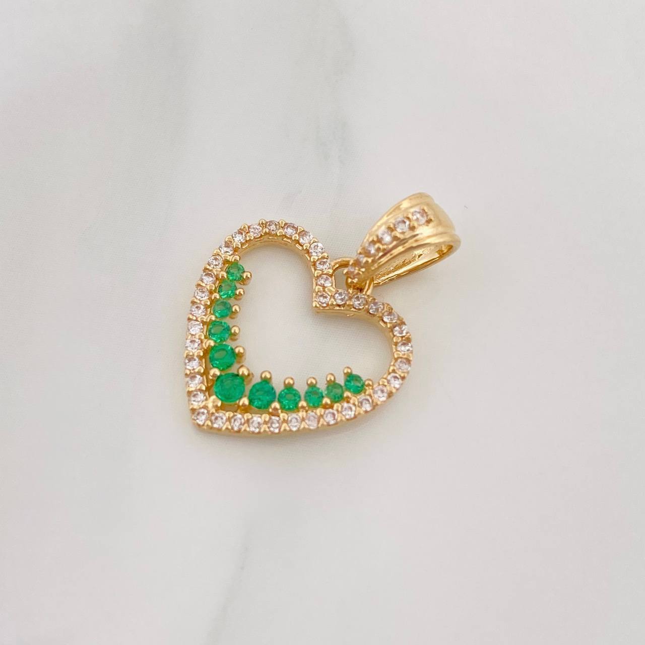 Dije Corazon 1.65g / 3/4 in Oro Amarillo 18K