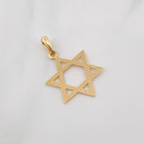 Dije Estrella David 1.85g / 1 1/4 in Oro Amarillo 18K
