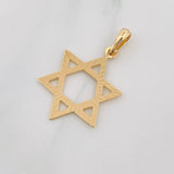 Dije Estrella David 1.85g / 1 1/4 in Oro Amarillo 18K