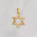 Dije Estrella David 0.8g / 3/4 in Oro Amarillo 18K