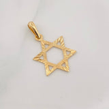 Dije Estrella David 0.8g / 3/4 in Oro Amarillo 18K