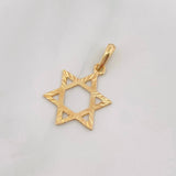 Dije Estrella David 0.8g / 3/4 in Oro Amarillo 18K