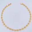 GC Anklet 4.6gr / 9 1/2 in / 18K Gold $