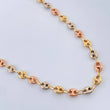 GC Chain 8.15gr / 21 3/4 in / Three Golds 18K $