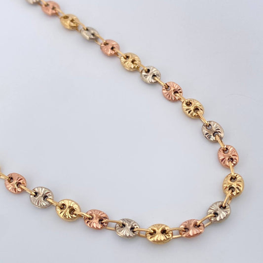 GC Chain 9.1gr / 20 3/4 in / Three 18K Golds $