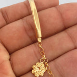 Pulso Charms 6.05gr / 6 3/4 in / 3mm Tres Oros 18K $