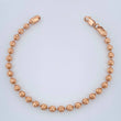 Pulso Militar 5.6gr / 6 3/4 in / 4mm Oro Rosa 18K $