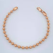 Pulso Militar 7.6gr / 7 1/4 in / 4mm Oro Rosa 18K $