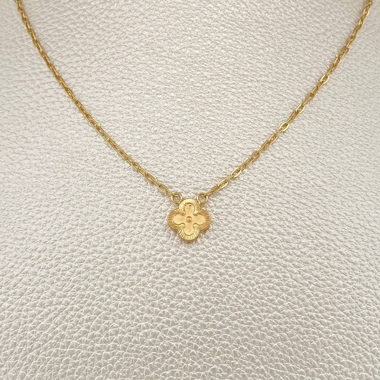 Cadena Cajon Trebol 3.65gr / 18 1/2 in / 1mm Oro Amarillo 18K $