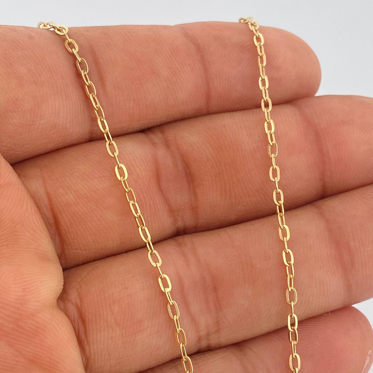 Cadena Cajon Trebol 3.65gr / 18 1/2 in / 1mm Oro Amarillo 18K $