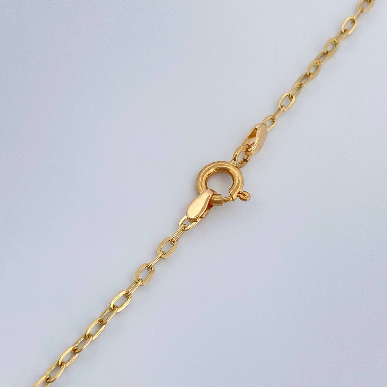 Cadena Cajon Trebol 3.65gr / 18 1/2 in / 1mm Oro Amarillo 18K $
