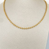 Cadena Militar 12.85gr / 24 in / 3mm Oro Amarillo 18K $