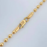 Cadena Militar 12.85gr / 24 in / 3mm Oro Amarillo 18K $