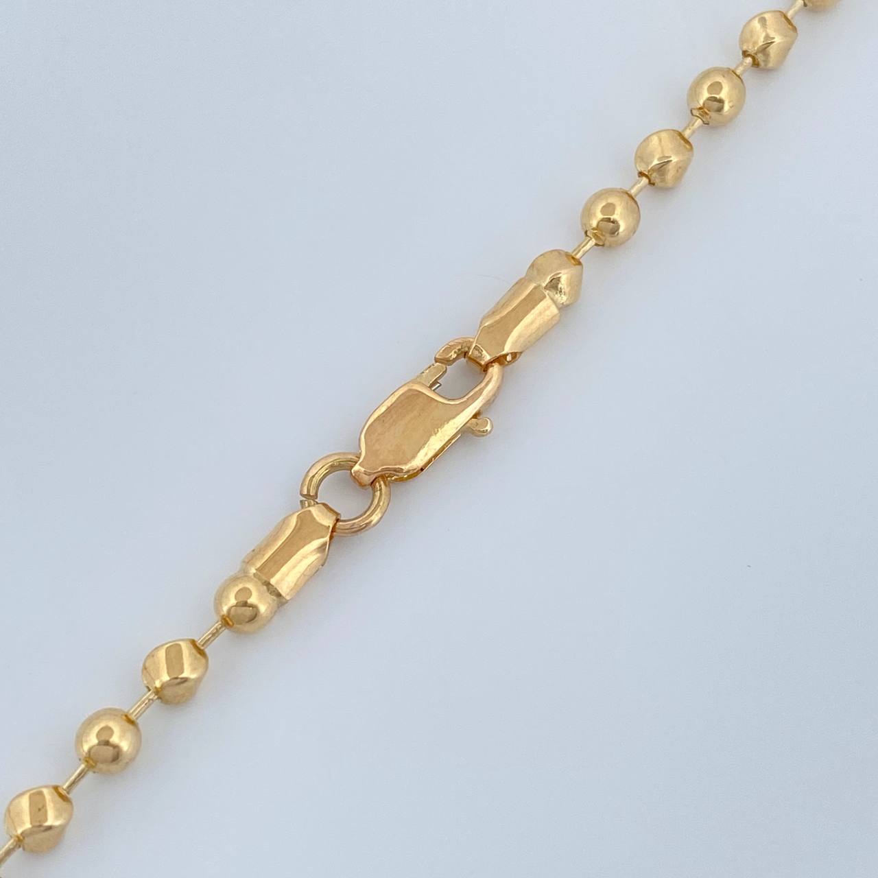 Cadena Militar 11gr / 24 in / 3mm Oro Amarillo 18K $