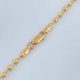 Cadena Militar 11gr / 24 in / 3mm Oro Amarillo 18K $