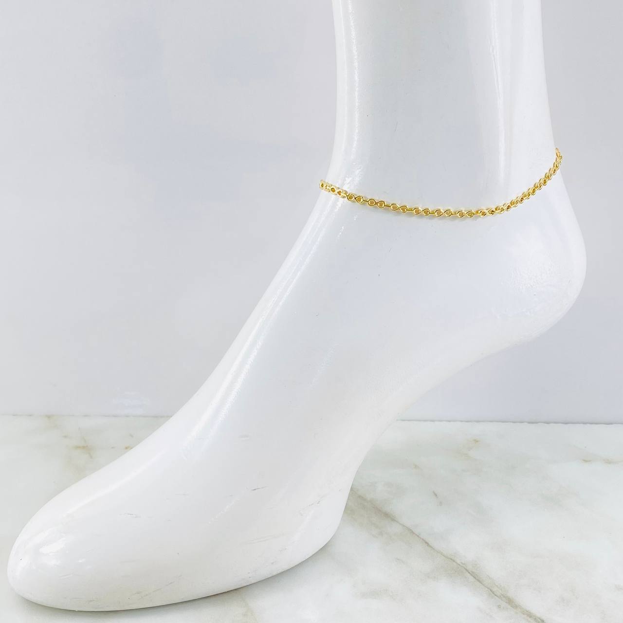 Tobillera Infinito 3.25gr / 10 1/4 in / Oro Amarillo 18K