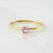 Anillo Solitario 0.75gr / T6 / Oro Amarillo 18K ©