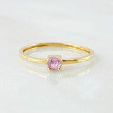Anillo Solitario 0.75gr / T6 / Oro Amarillo 18K ©