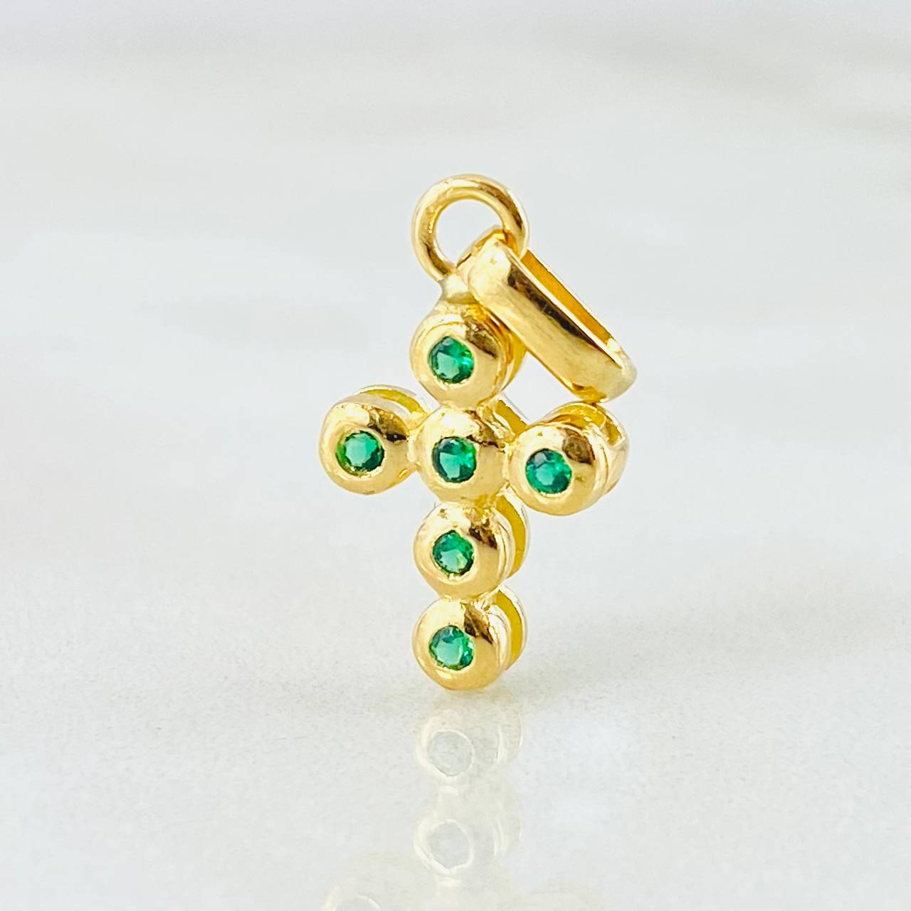 Dije Cruz Tupida 1.15gr / Oro Amarillo 18K