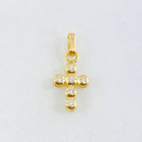 Pendant Cross Dense 1.15gr / 3/4 in / 18K Yellow Gold *