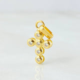 Pendant Cross Dense 1.15gr / 3/4 in / 18K Yellow Gold *