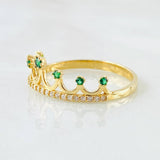 Anillo Corona 2.3gr / T9 / Oro Amarillo 18K