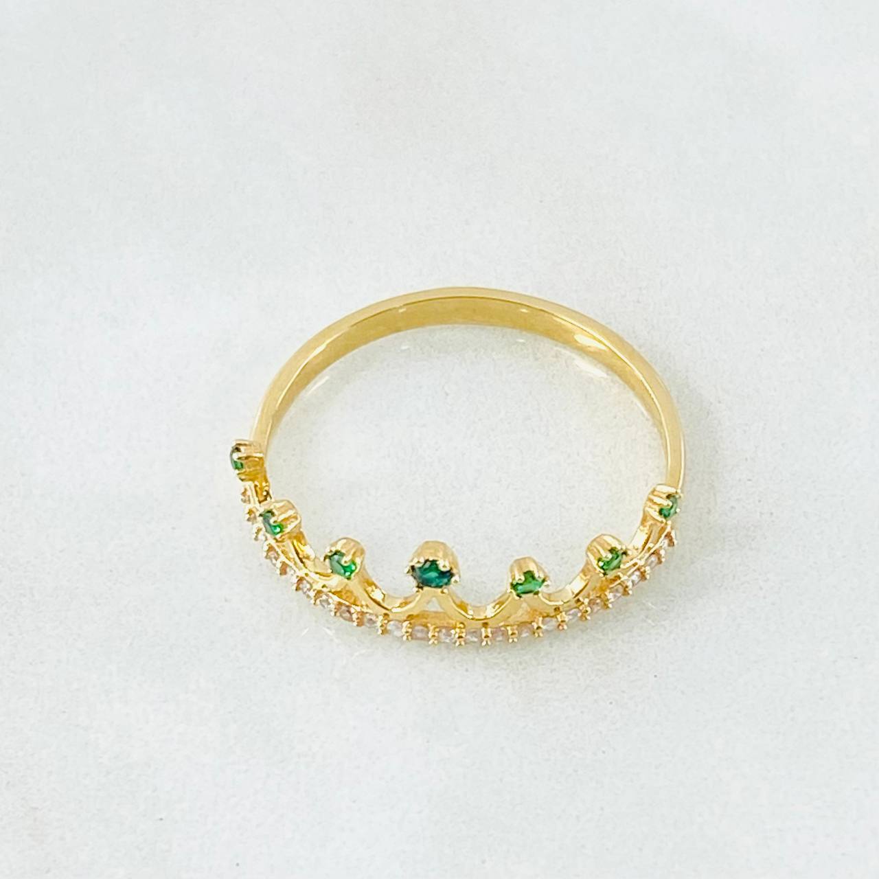 Anillo Corona 2.3gr / T9 / Oro Amarillo 18K