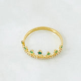 Anillo Corona 2.3gr / T9 / Oro Amarillo 18K