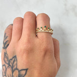 Anillo Corona 2.3gr / T9 / Oro Amarillo 18K