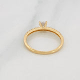 Anillo Solitario Churumbela 1.85g / T6 3/4 Oro Amarillo 18K