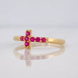 Anillo Cruz 1.45g / T5 3/4 Oro Amarillo 18K