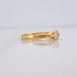 Anillo Solitario 1.95g / T5 1/4 Oro Amarillo 18K