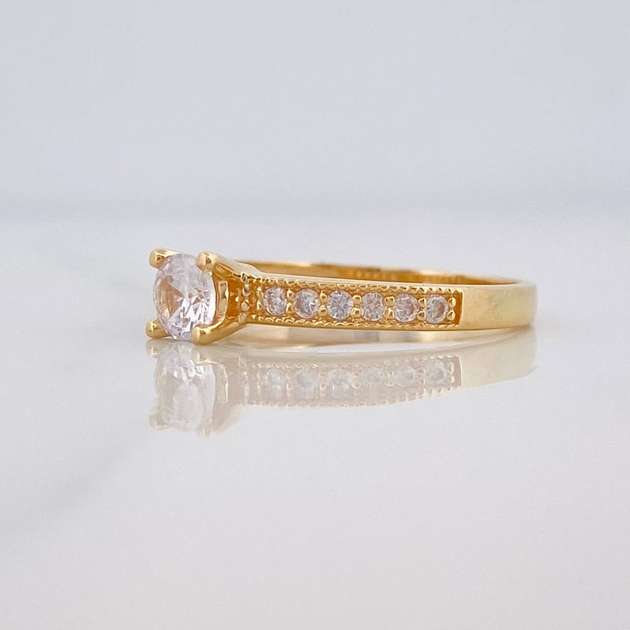 Anillo Solitario Churumbela 2.35g / T6 3/4 Oro Amarillo 18K