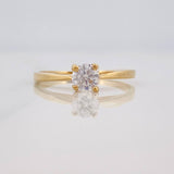 Anillo Solitario 1.9g / T6 1/2 Oro Amarillo 18K