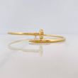 Bracelet Nail Hoop 6.8g / 7 1/2 in / 2.5mm Yellow Gold 18K