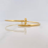 Bracelet Nail Hoop 6.8g / 7 1/2 in / 2.5mm Yellow Gold 18K